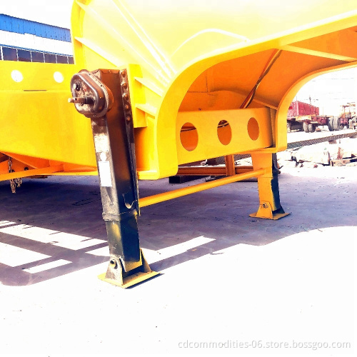 New Best-selling New 3 Axle 60 Ton Lowbed Semi Trailer